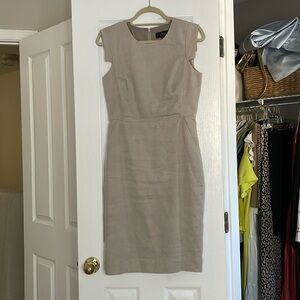 J. Crew Resume Dress Stretch Linen